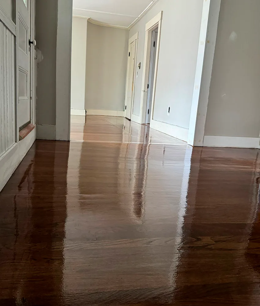 Interior painting work
